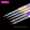 5PCS UV Gel Acrylic design Drawing Painting Nail art brush set